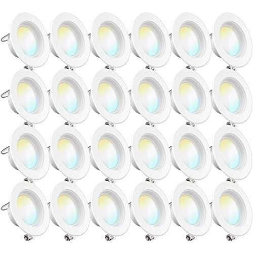 Sunco Lighting 4 Inch LED Can Lights Retrofit Recessed Lighting