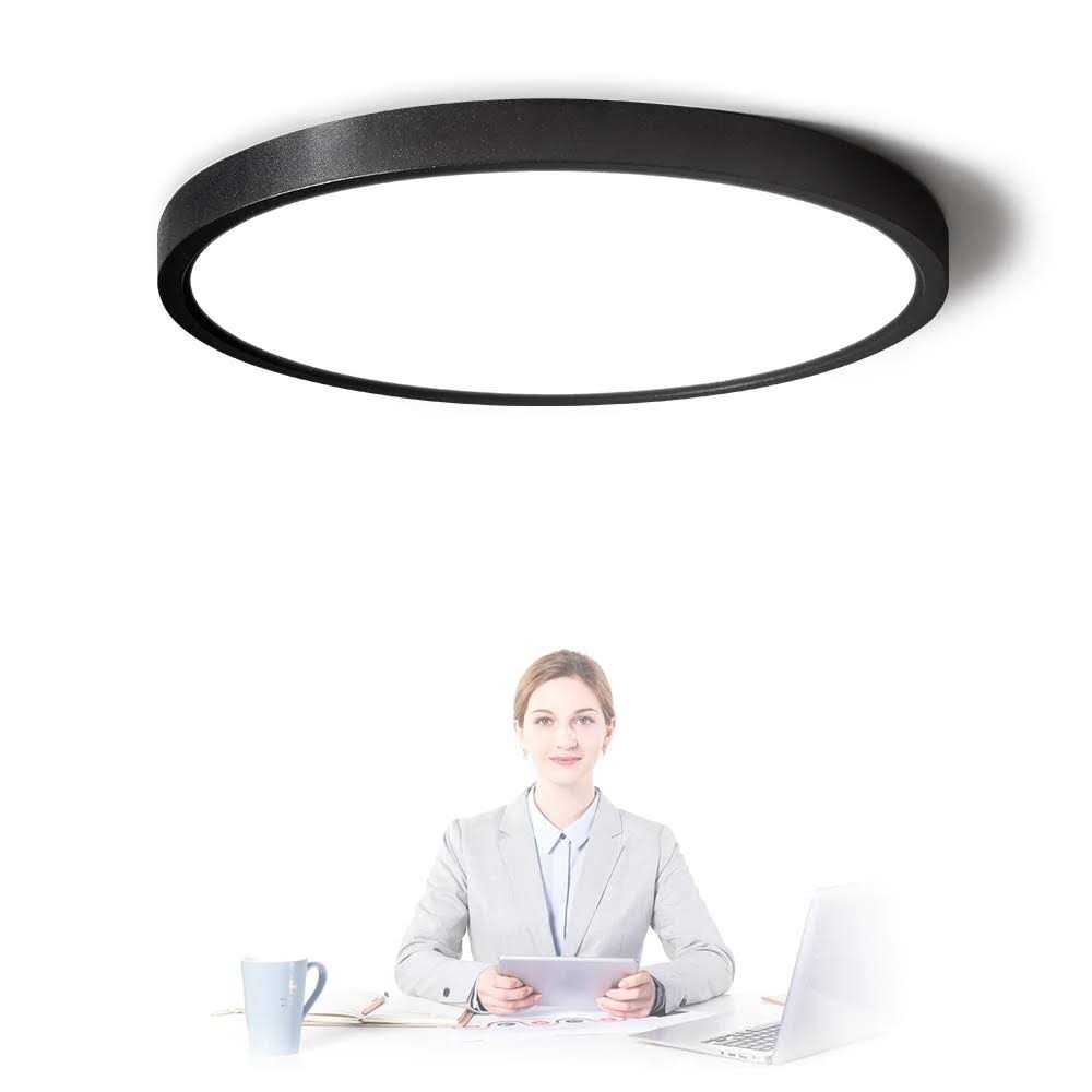 TALOYA Flush Mount 12 Inch Ceiling Light20w Surface Mount LED Light Fixture for Bedroom Kitchen3 Color Temperatures in One - Image 5