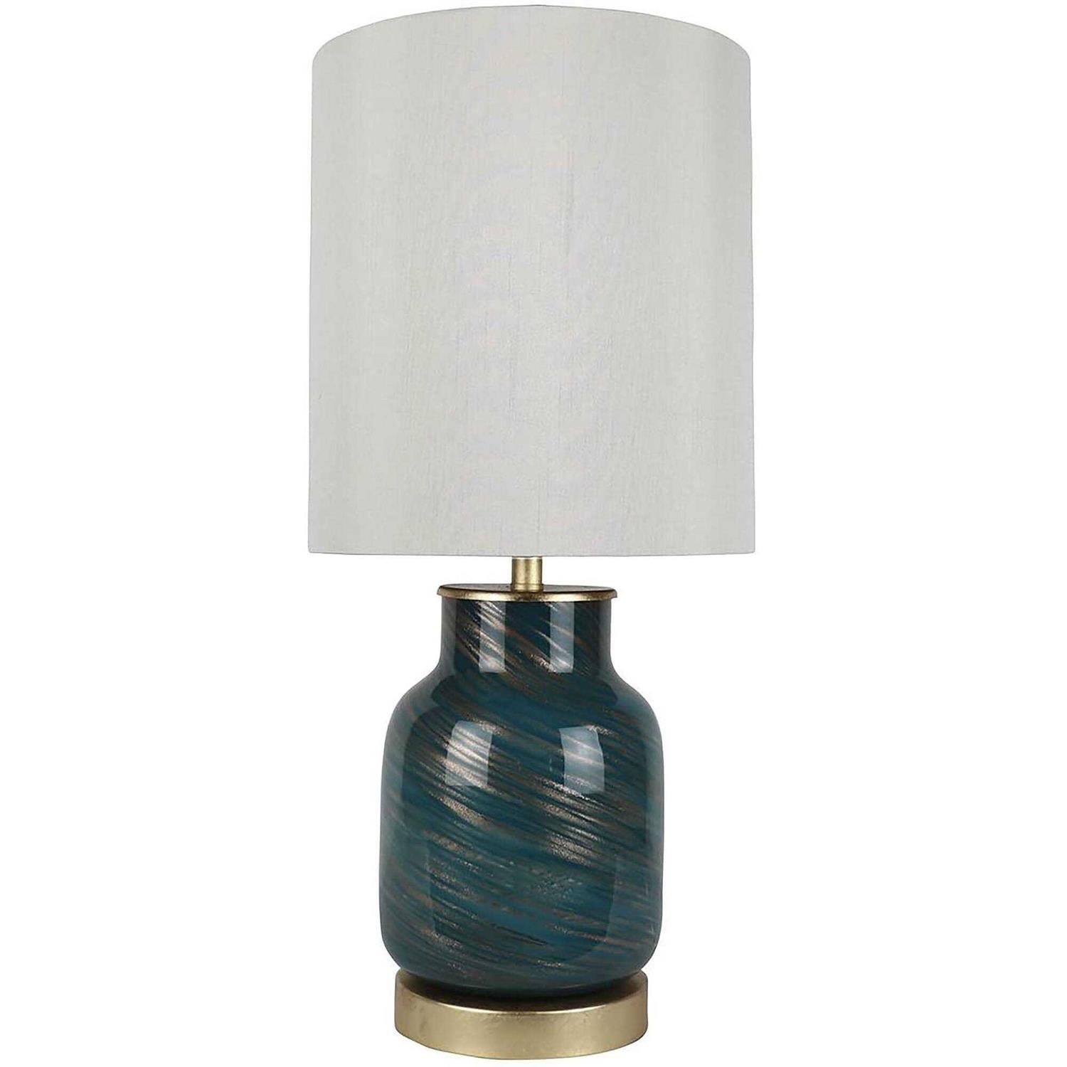 Urbanest Vetro Verde Art Glass Table Lamp, Green and