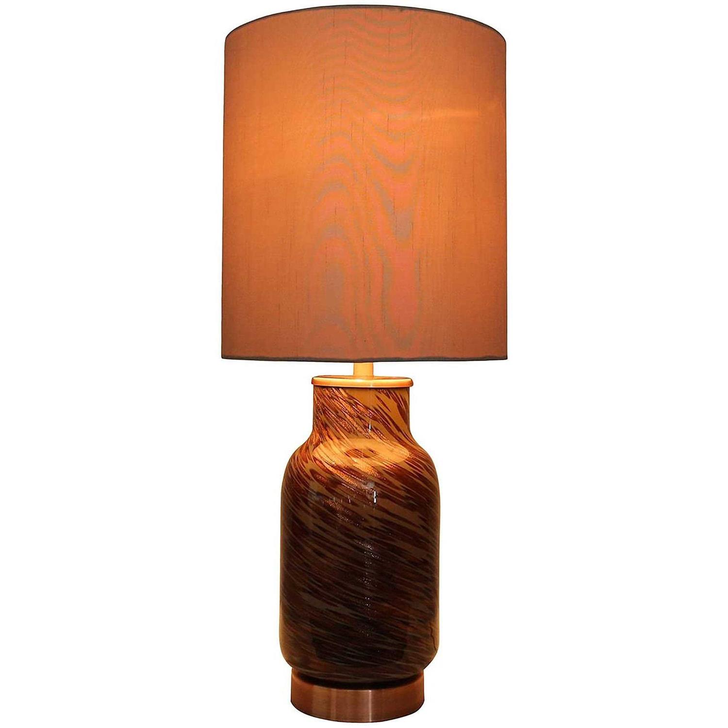 Urbanest Vetro Verde Art Glass Table Lamp, Green and - Image 3