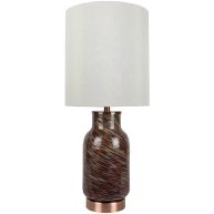 Urbanest Vetro Verde Art Glass Table Lamp, Green and