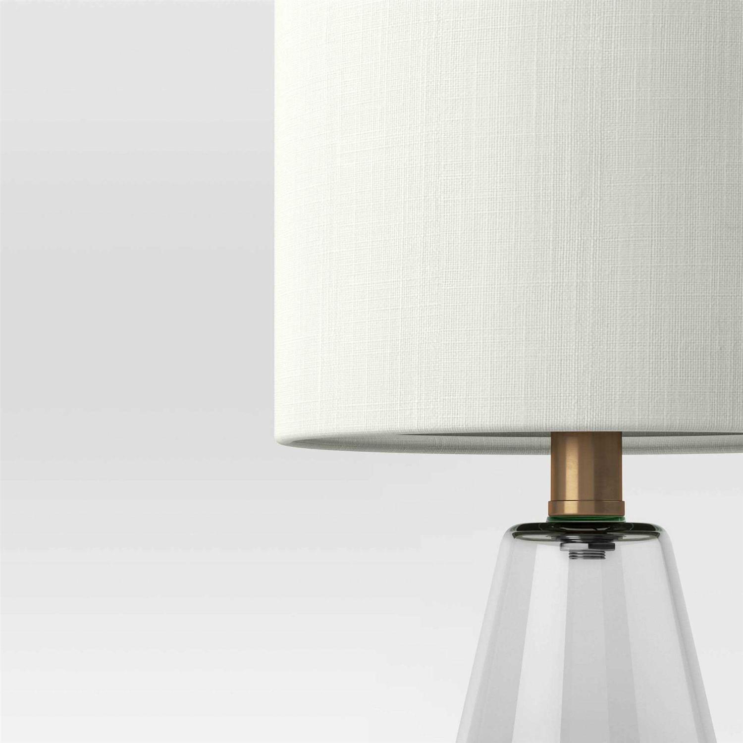 Threshold Glass Cone Mini Table Lamp Clear - Image 3