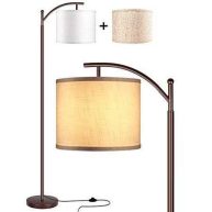 Rottogoon Floor Lamp for Living Room with 3 Color Temperatures Standing Lamp Tall Industrial Floor Lamp Reading for Bedroom Office