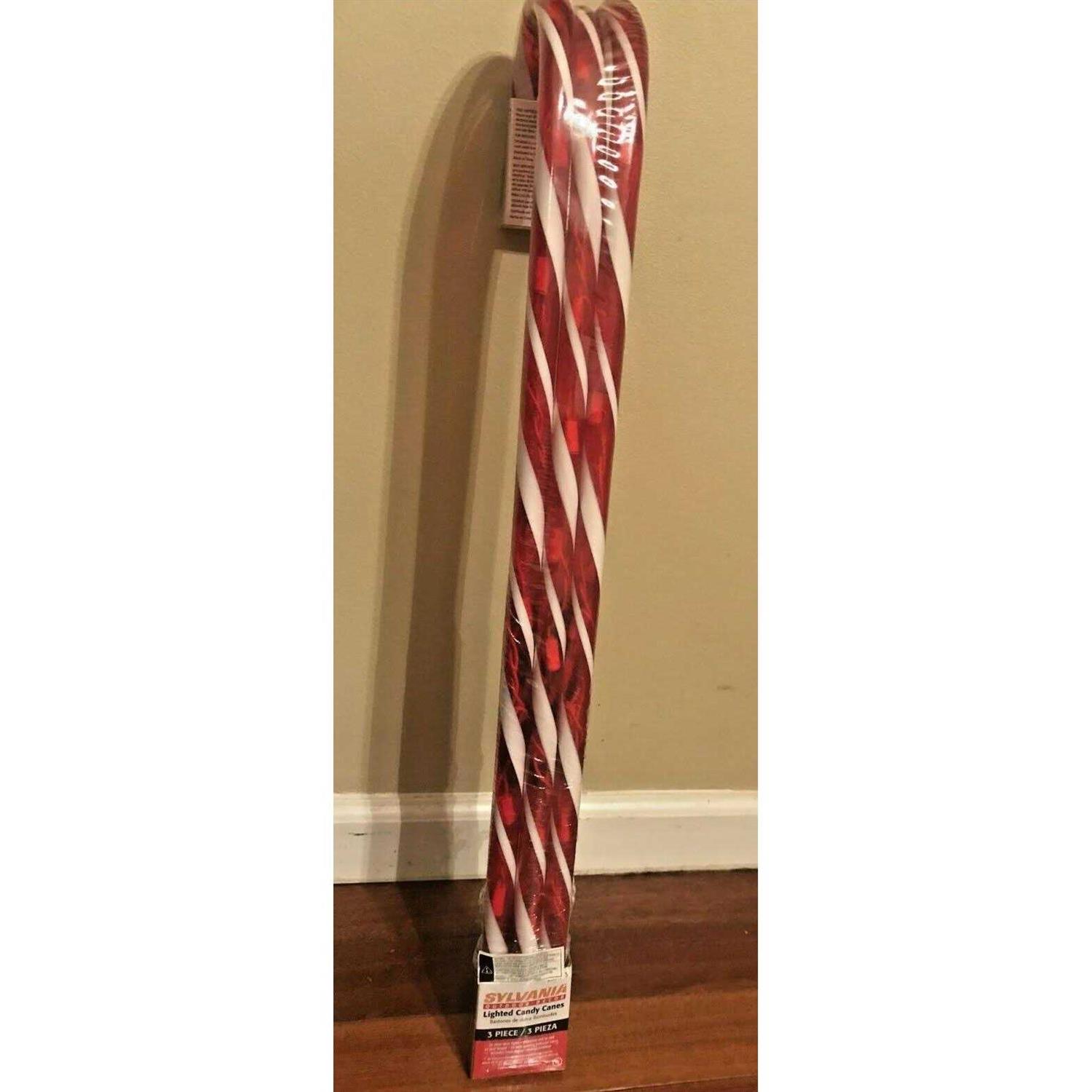 Sylvania 3-Piece Pathway Lighted Candy Cane - Image 3
