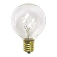 Sival g405e12cl G40 Candelabra Screw Base clear 25 pack light bulbs
