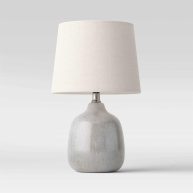 Threshold Assembled Ceramic Table Lamp Gray
