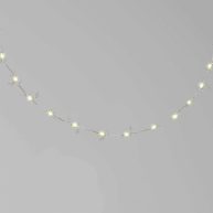 Wondershop 20ct LED Battery Operated Deer Christmas Novelty String Lights Warm White Clear Wire