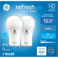 GE 60w Refresh LED A19 Gu24 Base Bulbs Daylight 46204