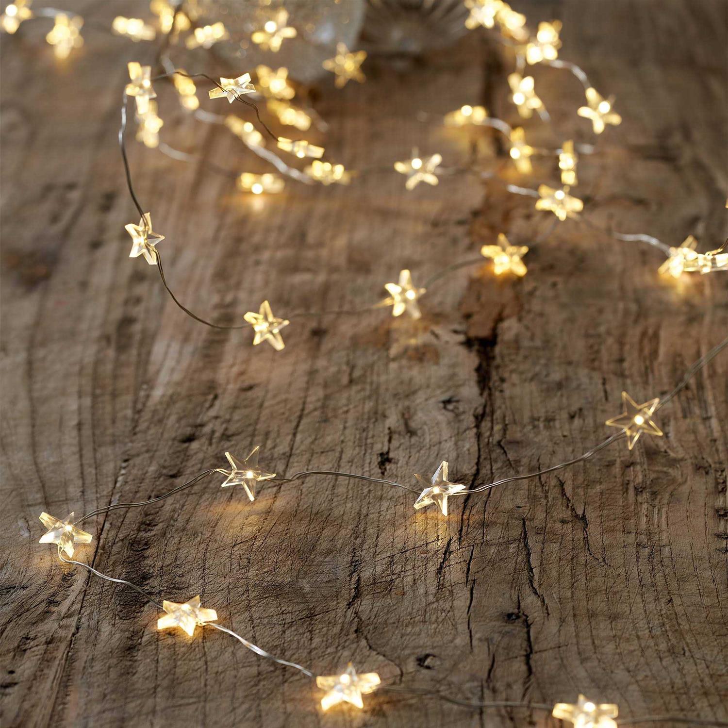 The White Company Silver Star-shaped Led Fairy Lights 4m 1 - Image 5