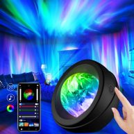 RUISHINE Galaxy Projector Aurora Light Projector for Bedroom Light