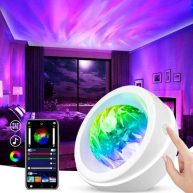RUISHINE Galaxy Projector Aurora Light Projector for Bedroom Light