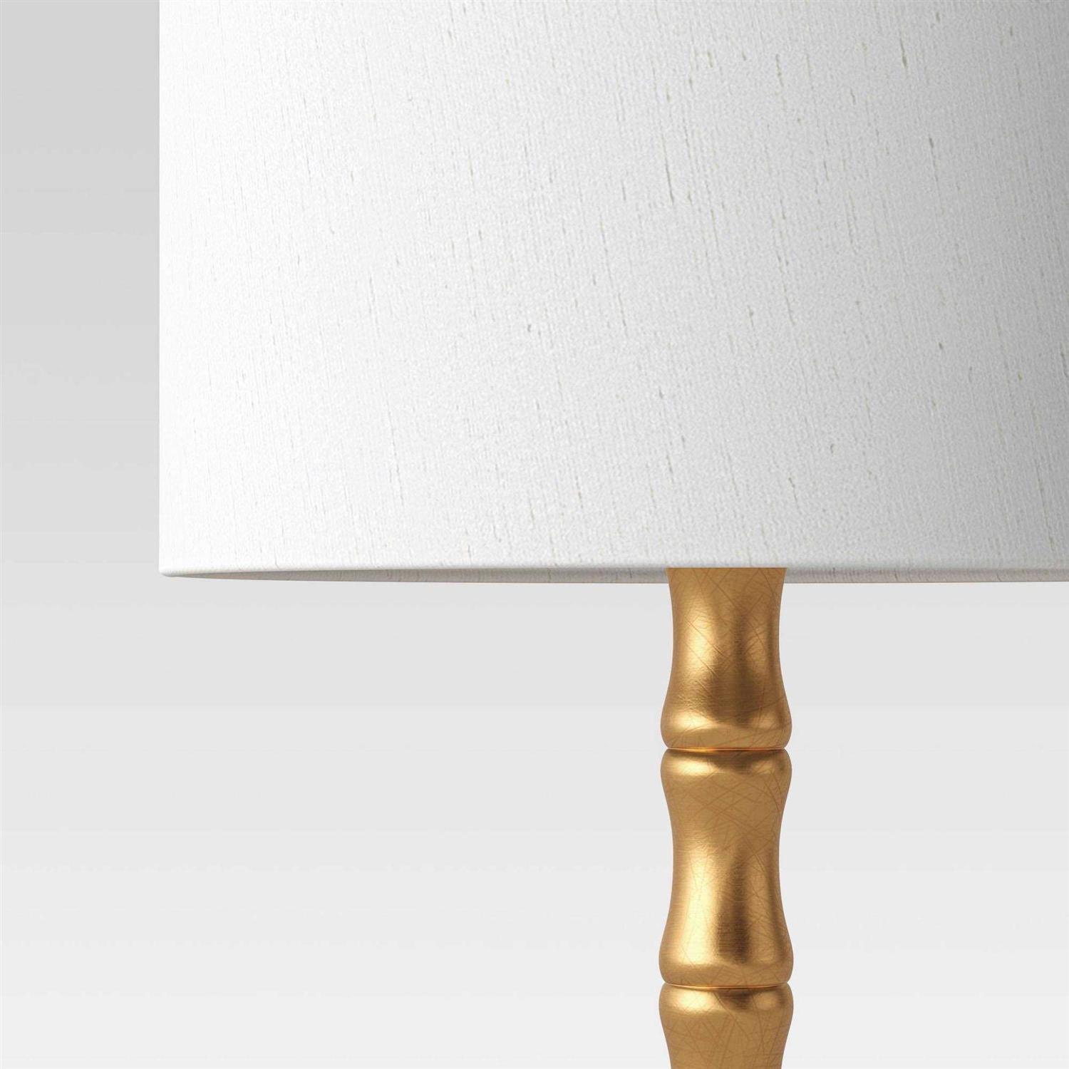 Threshold Large Bamboo Table Lamp Brass - Image 4