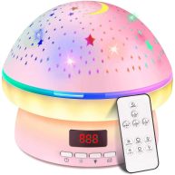 Toys for 3-8 Year Old Girls,Timer Rotation Star Projector Night Light Kids Twinkle Lights