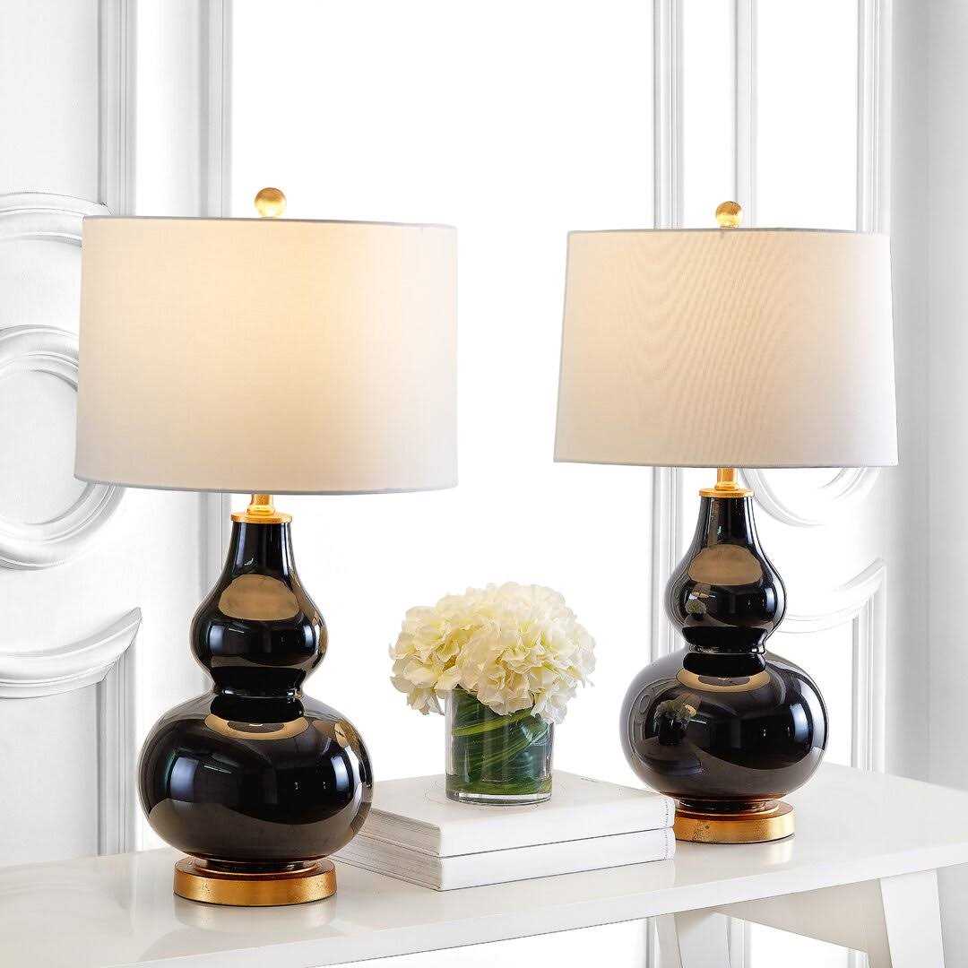Tamara 29×22 Table Lamp Set House of Hampton Base