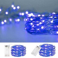 String Lights Waterproof Led String Lights,2 Pack 20ft 60 Led Festival Decorations Crafting Battery Powered Copper Wire Starry Fairy Lights