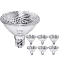 Vinaco Par30 Short Neck 6pcs Par30 75W 120v Halogen Light Bulbs Dimmable. Premium Quality for Long Lasting Life