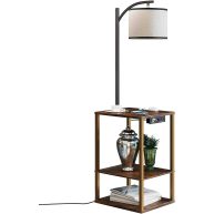Sunmory TSITFLBN Floor Lamp with Table
