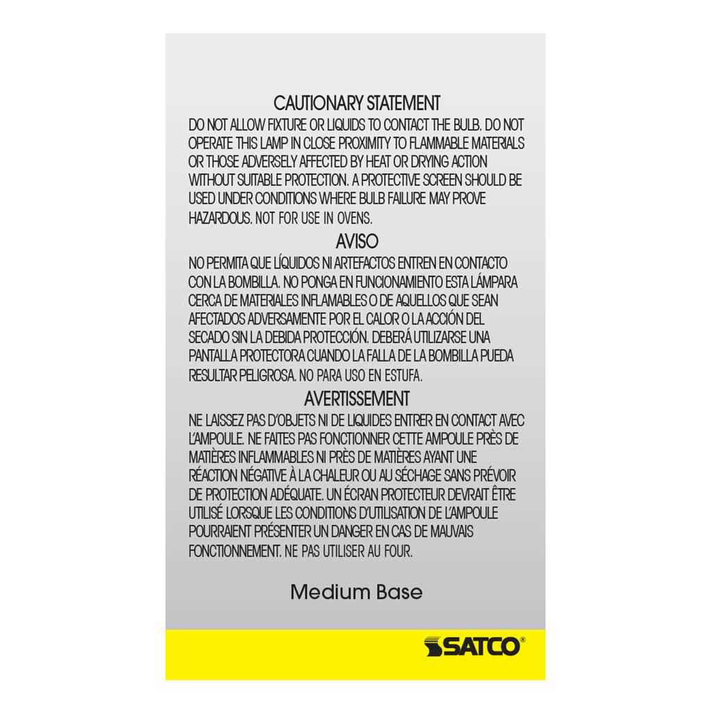 Satco S3810 Incandescent A15 - Image 2