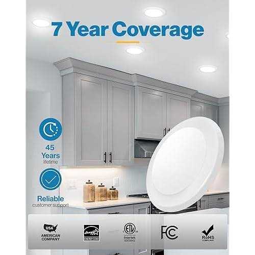 Sunco Lighting 5 inch / 6 inch Flush Mount Disk LED Downlight - Image 4