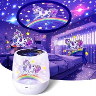 Unicorn Star Night Light Projector for Kid Kids Constellation Galaxy Projector,Boys Girls USB Night Light,360 Degree Rotating Nebula Starry Sky