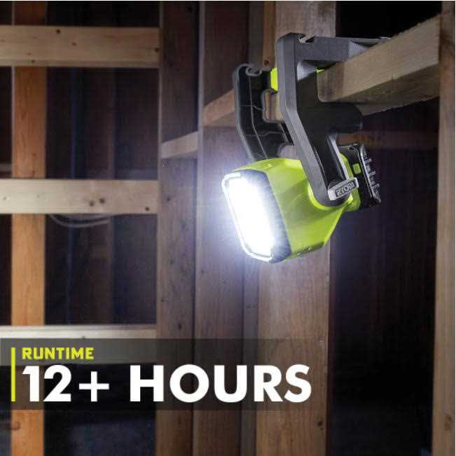 RYOBI ONE+ 18V Cordless Hybrid LED Flood Light - Image 3