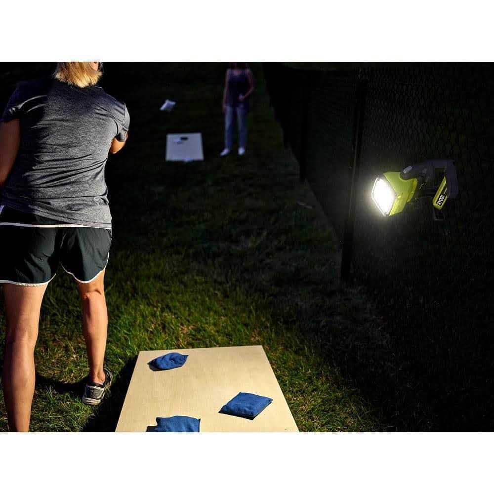 RYOBI ONE+ 18V Cordless Hybrid LED Flood Light - Image 4
