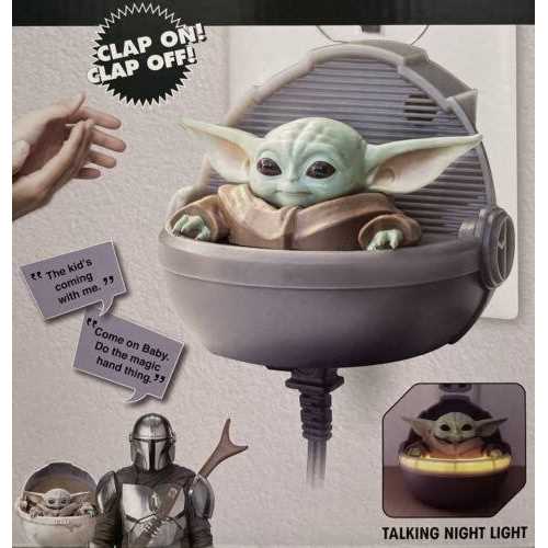 Star Wars The Mandalorian The Child Talking Clapper with Night Light - Image 4