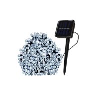 String of 100 LED Solar-Powered Fairy Lights White