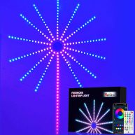 Smart Firework LED Lights, Music Sync LED Lights for Bedroom, Dream Color Changing Party Lights