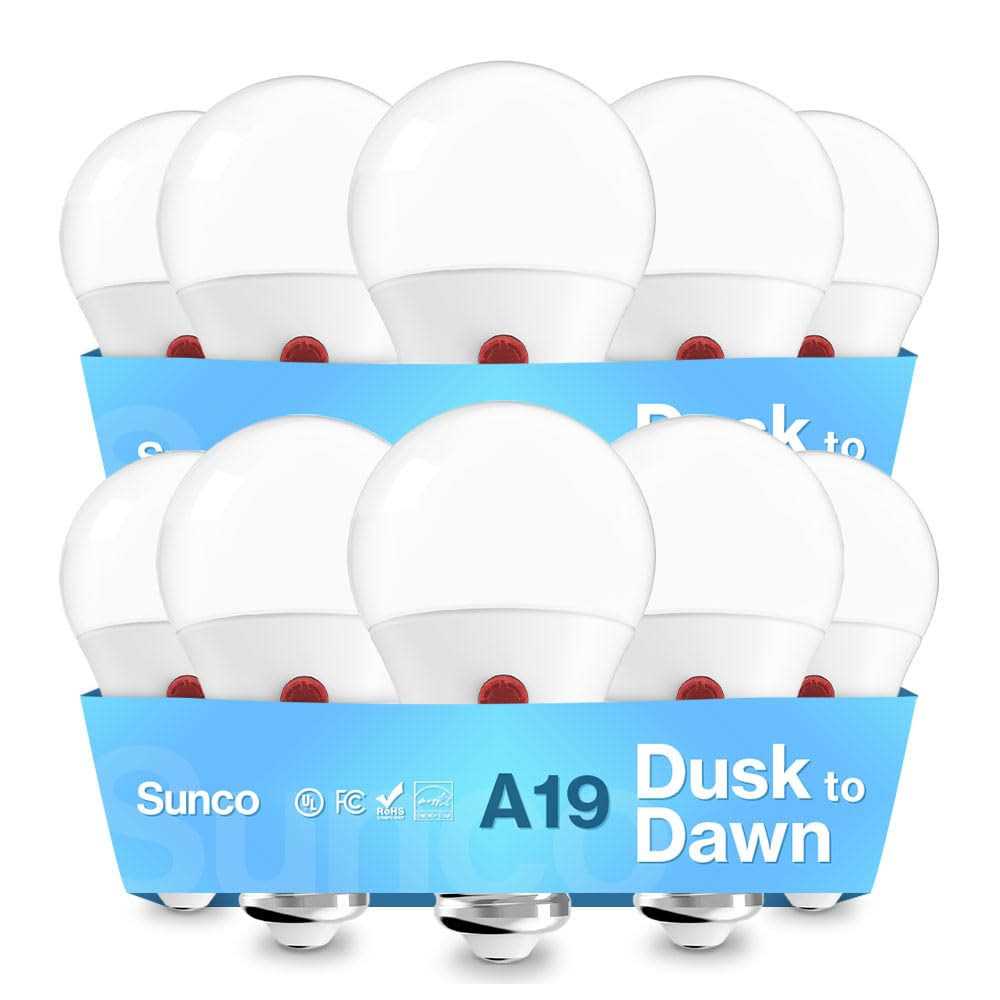 Sunco Lighting A19 Dusk to Dawn 9W LED Light Bulb - Image 2