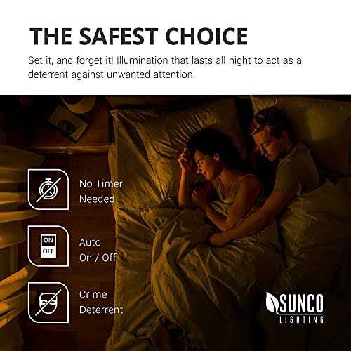 Sunco Lighting A19 Dusk to Dawn 9W LED Light Bulb - Image 2