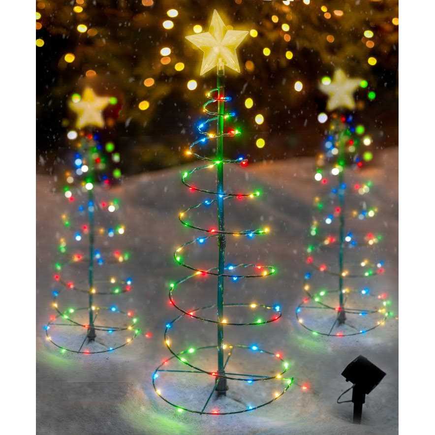 Touch Of ECO Solar LED Metal Christmas Tree Light Decoration - Image 2