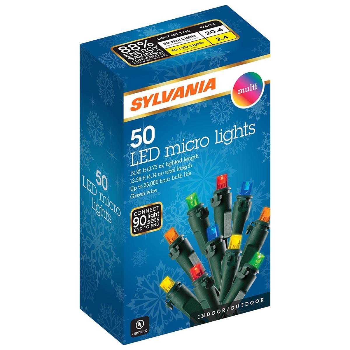 Sylvania 50 Lt Micro Set Led Lights