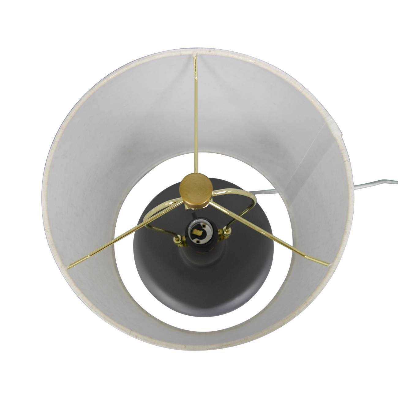 Threshold Ceramic Table Lamp with Wood Base - Image 5