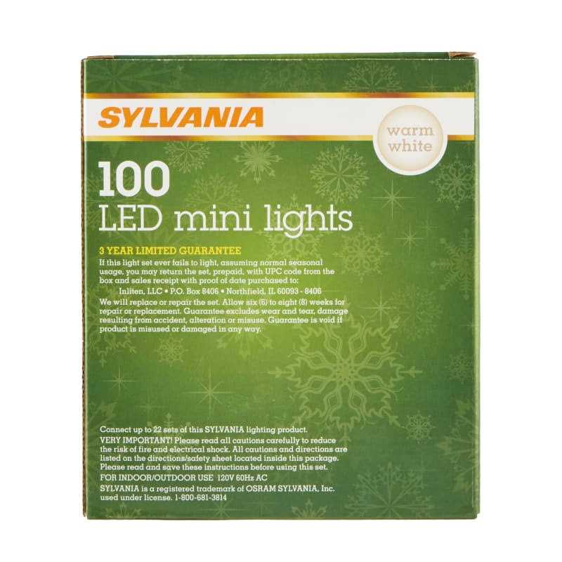 Sylvania 100 Count Warm White Mini LED Light Set - Image 3