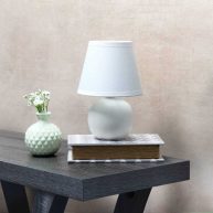 tanemall Adira Ceramic Globe Mini Table Lamp Mack Milo Finish