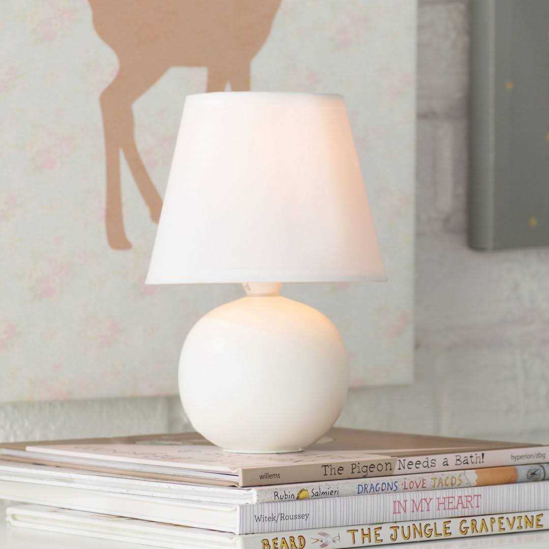 tanemall Adira Ceramic Globe Mini Table Lamp Mack Milo Finish - Image 3