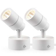 SUNVIE 2 Pack LED Up Lights for Indoor Use Uplight Warm White Floor Spotlight Lamp
