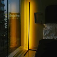 RGB LED Metal Corner Floor Lamp