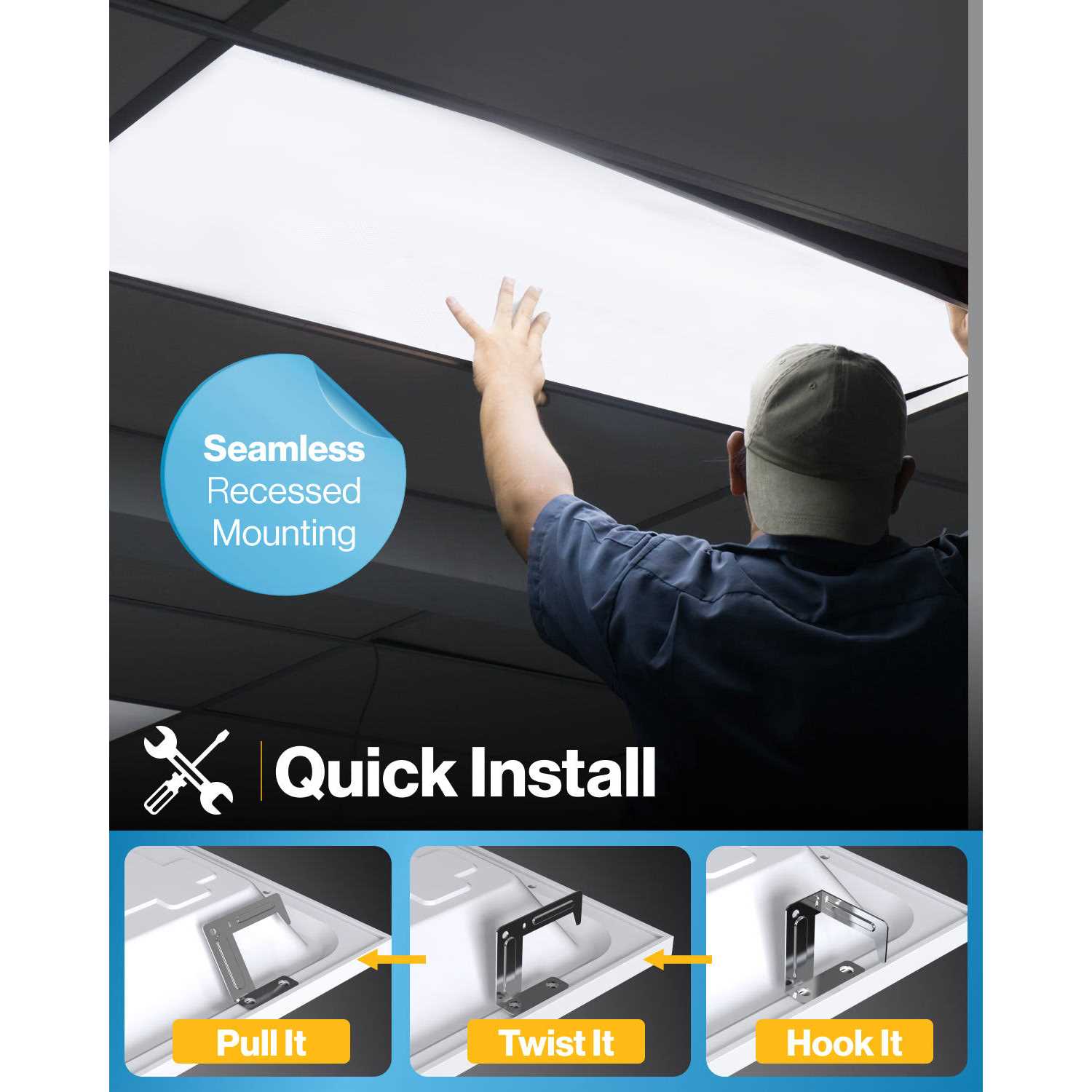 Sunco LED Ceiling Panel Light - Image 5