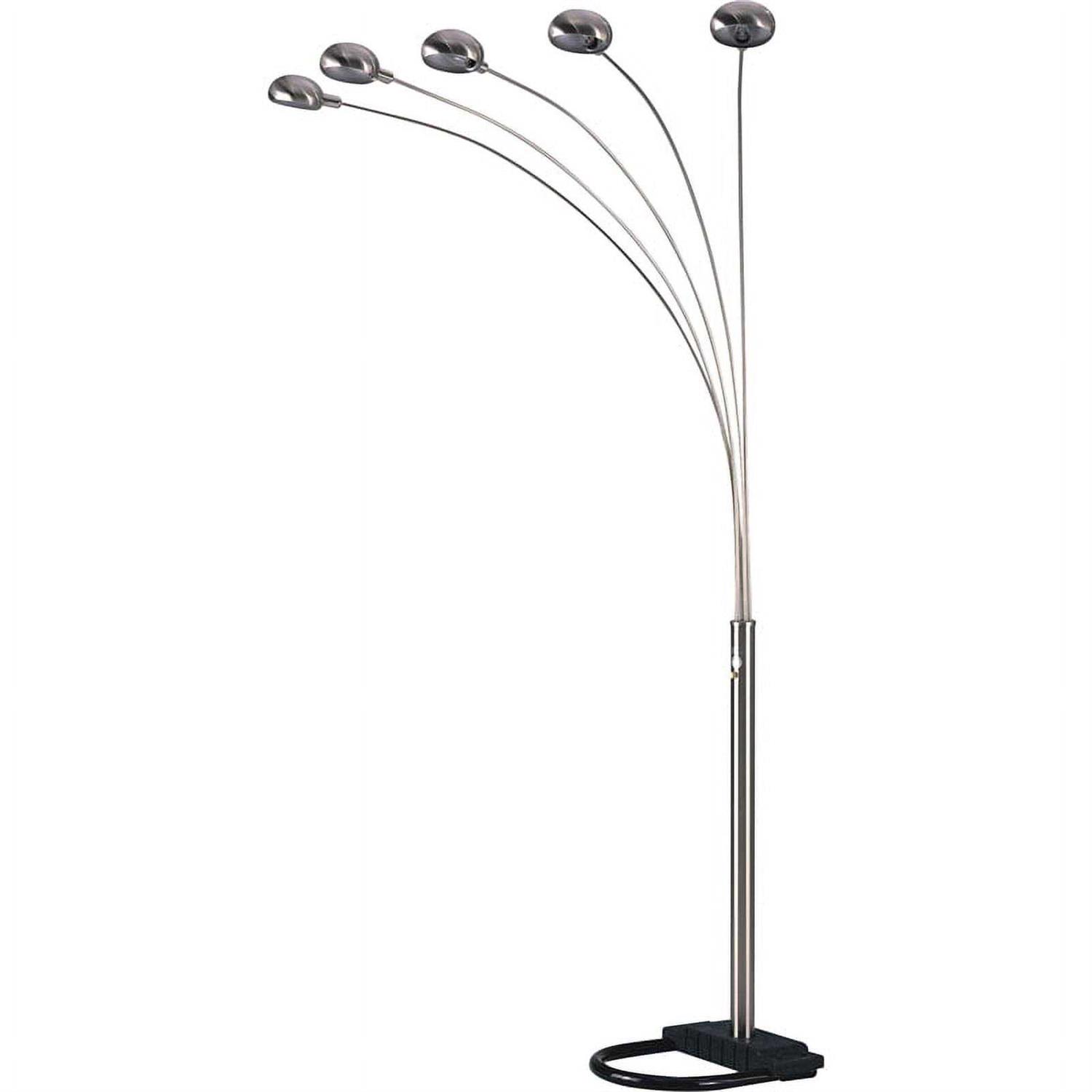 SH Lighting Illona 84 Tall Adjustable Five Arm Metal Floor Lamp - Image 4