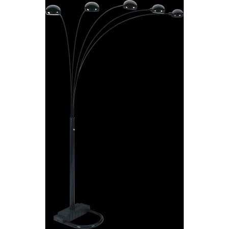 SH Lighting Illona 84 Tall Adjustable Five Arm Metal Floor Lamp - Image 5
