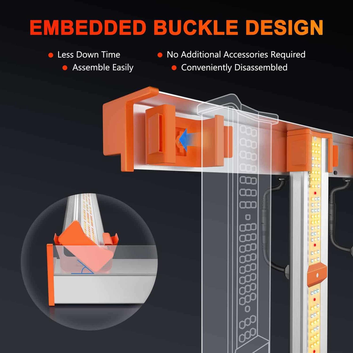 Spider Farmer G8600 860W Dimmable Full Spectrum LED Grow Light - Image 4