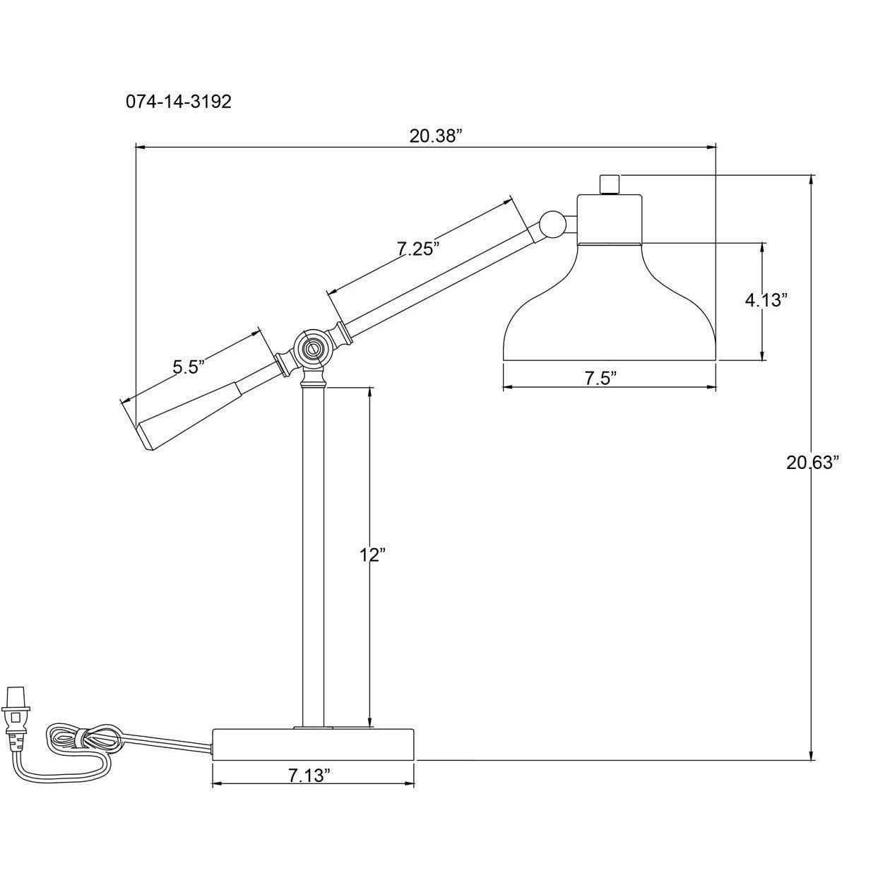 Threshold Crosby Schoolhouse Desk Lamp - Image 4