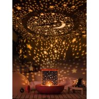 Winice Remote Control and Timer Design Seabed Starry Sky Rotating LED Star Projector for Bedroom