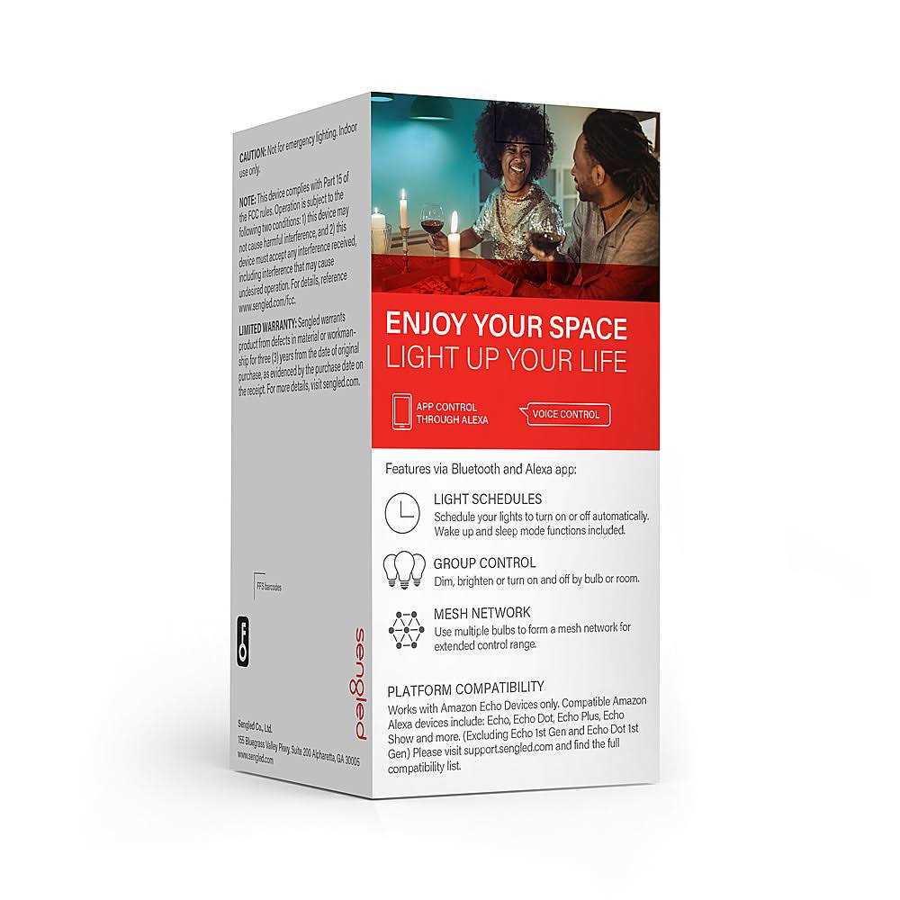 Sengled Smart Bluetooth Mesh LED A19 Bulb - Image 2