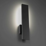 WAC Lighting Stag LED Outdoor Wall Light in Black WS-W29118