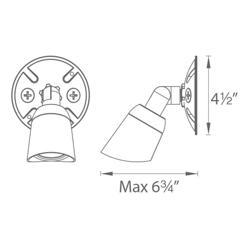 WAC Lighting Endurance Single LED Spot Light WP-LED415-30-A - Image 4