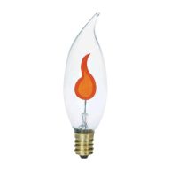 Westinghouse 3W Clear Flicker Flame Bulb