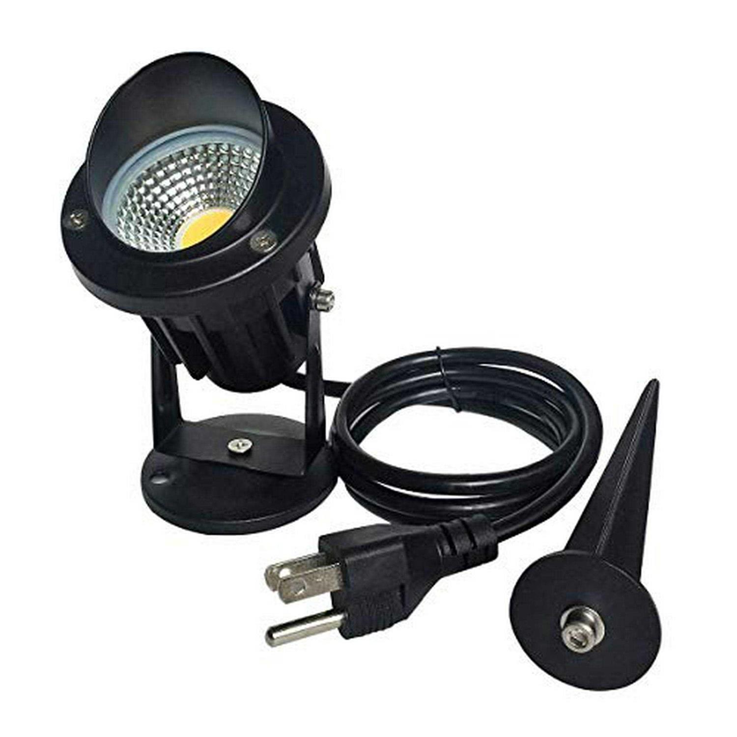 TOVEENEN LED Landscape Lights 10Watt 1000lm Flag Light Tree Lights with Plug Weatherproof Outdoor Decorations Lighting